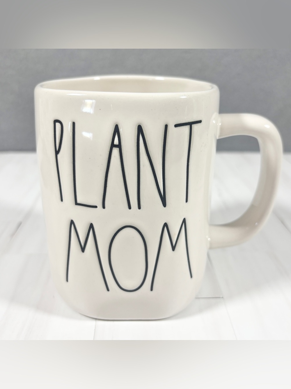 New RAE DUNN PLANT MOM Succulent Aloe Cactus Coffee Mug LL Cup NWT